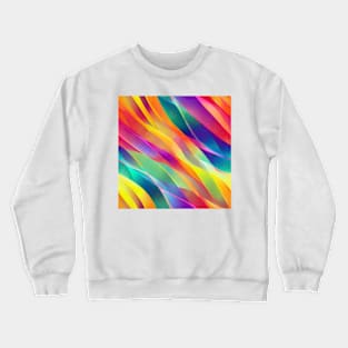 seamless Geometric pattern of curved lines Crewneck Sweatshirt